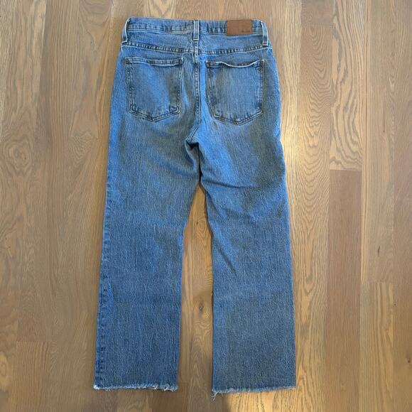 Madewell Cali Demi-Boot Straight Leg Cropped Jeans Stretch Women’s Size 27 - Picture 5 of 9